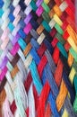 Multicolored Wool Braid Royalty Free Stock Photo