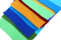 Multicolored wool scarf Royalty Free Stock Photo