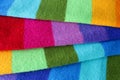 Multicolored wool scarf