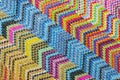 Multicolored Zig Zag seamless Abstract Background Royalty Free Stock Photo