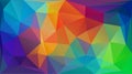 Multicolorful flat background with triangles Royalty Free Stock Photo