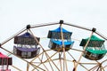 Multicolour ferris wheel in Chiang Mai ,Thailnd Royalty Free Stock Photo