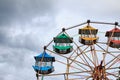 Multicolour ferris wheel in Chiang Mai ,Thailnd Royalty Free Stock Photo