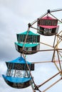 Multicolour ferris wheel in Chiang Mai ,Thailnd Royalty Free Stock Photo