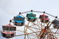 Multicolour ferris wheel in Chiang Mai ,Thailnd Royalty Free Stock Photo