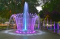 Multicolour Fountain Royalty Free Stock Photo