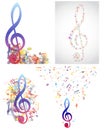 Multicolour musical Royalty Free Stock Photo