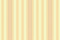 Multicoloured background stripe fabric, uniform vertical lines pattern. Real textile texture seamless vector in light and orange Royalty Free Stock Photo