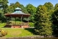 Multicoloured bandstand at Sefton Park Liverpool August 2019 Royalty Free Stock Photo