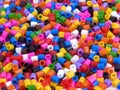 Multicoloured beads background