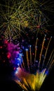 Multicoloured Explosive Firework Display