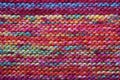 Multicoloured knitted wool background