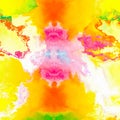 Multicoloured Phsycodelic Shapes and Shades Abstract Background