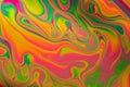 Multicoloured psychedelic soap bubble abstract background Royalty Free Stock Photo