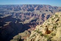 Multicoloured rocks with dozens of layers in Grand Canyon