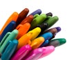 Multicoloured soft-tip pen. Royalty Free Stock Photo