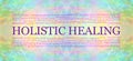 Spiritual Holistic Healing Word Cloud Banner Royalty Free Stock Photo