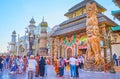 The multicultural architecture of Global Village Dubai, UAE