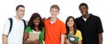 Multicultural College Students/Friends Royalty Free Stock Photo