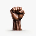 Multicultural 3d Fist Sculpture: Empowering Feminine Representation