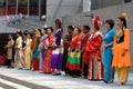 Multicultural Fashion Show Royalty Free Stock Photo