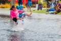 Multicultural Girls having fun Royalty Free Stock Photo