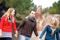 Multicultural Group of People Walking Together