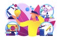 STEM education concept vector illustration