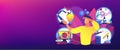 STEM education concept banner header