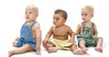 Multiethnic babies Royalty Free Stock Photo