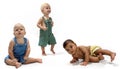 Multiethnic babies Royalty Free Stock Photo