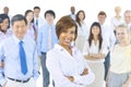 Multiethnic Group of Business People Smiling Royalty Free Stock Photo