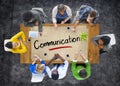 Multiethnic Group with Communication Concept Royalty Free Stock Photo