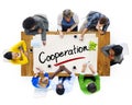 Multiethnic Group with Cooperation Concepts