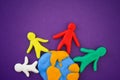 Multiethnic group of people around the world Royalty Free Stock Photo