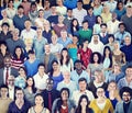 Multiethnic Group of People with Colorful Outfit Royalty Free Stock Photo