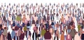 multiethnic people group mix race men women crowd in casual clothes standing together diversity multiculturalism Royalty Free Stock Photo