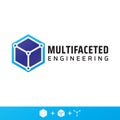 Multifaceted Engineering Company Logo Design. Fit for Development Company, Consultant, Provider Services, Manufacturing etc