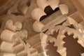 Multifoil arches in Alcazaba, ancient muslim palace, Malaga, Spain