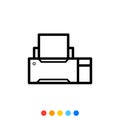 Multifunction printer icon,Vector and Illustration