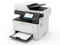 Multifunction printer isolated on white background Royalty Free Stock Photo