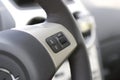 Multifunction steering wheel. Royalty Free Stock Photo