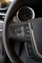 Multifunction steering wheel Royalty Free Stock Photo
