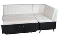 Multifunctiona Leather Corner Chaise Sofa Bed Royalty Free Stock Photo