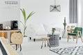 Multifunctional flat in nordic style Royalty Free Stock Photo