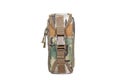 Multifunctional Tactical Weekender Convertible Outdoor Travel Canvas Backpack Isolated on White. Modern Camping Traveler Back Pack