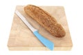 Multigrain bread on board Royalty Free Stock Photo