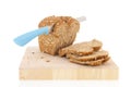 Multigrain bread on board Royalty Free Stock Photo