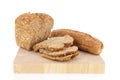 Multigrain bread on board Royalty Free Stock Photo