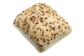 Multigrain Bread Roll Isolated on White Royalty Free Stock Photo